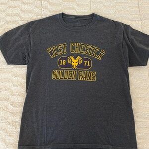 Size large. Charcoal gray tshirt